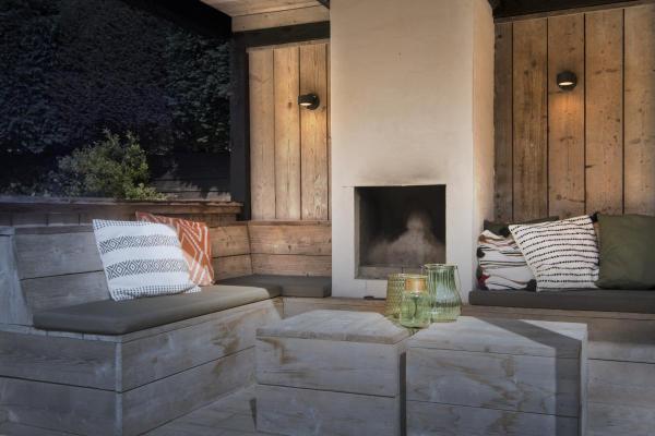 SITRA, Outdoor Wandleuchte, einflammig, TCR-TSE, IP44, anthrazit, max. 9 W