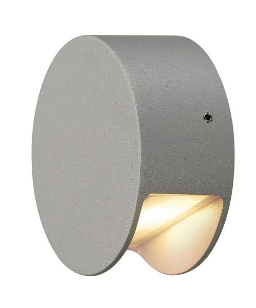PEMA®, Wandleuchte, LED, 3000 K, IP55, silbergrau, 4 W
