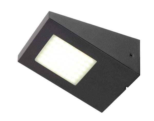 IPERI, Outdoor Wandleuchte, LED, 4000 K, IP44, anthrazit, 48 LED, 5 W