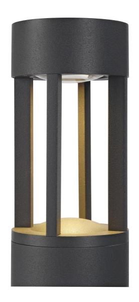 SLOTS 65, Outdoor Standleuchte, LED, 3000 K, rund, anthrazit, Ø/H 9/66,5 cm, 4,5 W