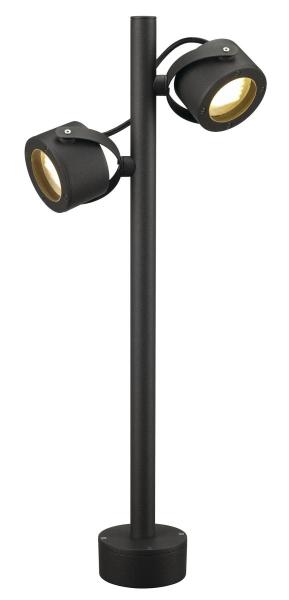 SITRA 360, Outdoor Standleuchte, zweiflammig, TCR-TSE, IP44, anthrazit, max. 18 W