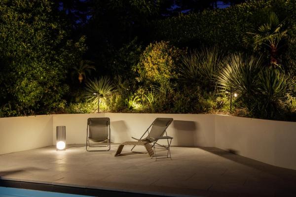 SITRA 360, Outdoor Standleuchte, zweiflammig, TCR-TSE, IP44, anthrazit, max. 18 W