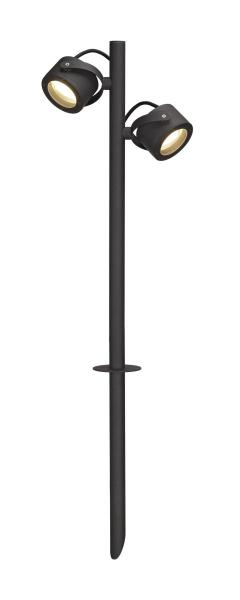 SITRA 360 SPIKE, Outdoor Spiessleuchte, zweiflammig, TCR-TSE, IP44, anthrazit, max. 18 W