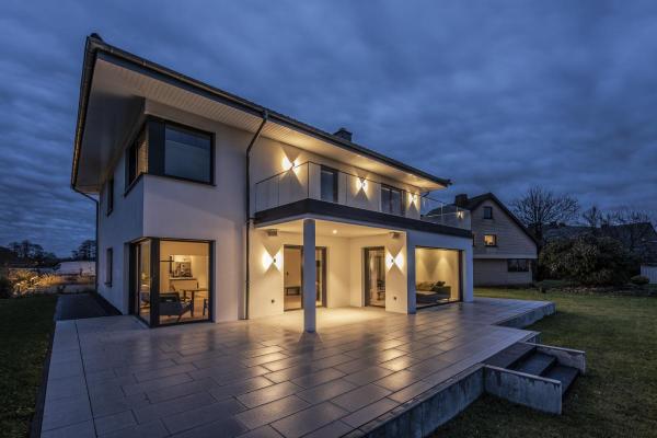 LOGS, Outdoor Wandleuchte, LED, 3000 K, IP44, eckig, anthrazit, 8 W