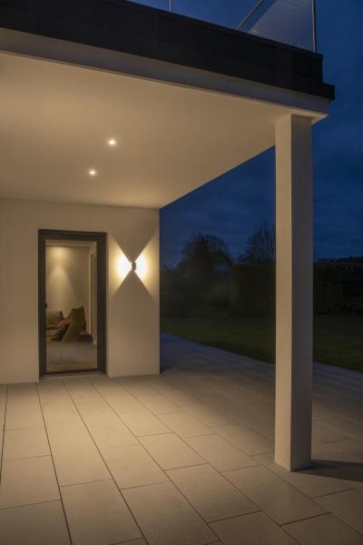 LOGS, Outdoor Wandleuchte, LED, 3000 K, IP44, eckig, anthrazit, 8 W