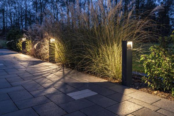 LOGS 70, Outdoor Standleuchte, LED, 3000 K, IP65 eckig, anthrazit, L/B/H 13/8/69,5 cm, 8 W
