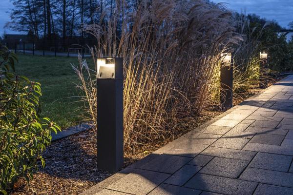 LOGS 70, Outdoor Standleuchte, LED, 3000 K, IP65 eckig, anthrazit, L/B/H 13/8/69,5 cm, 8 W