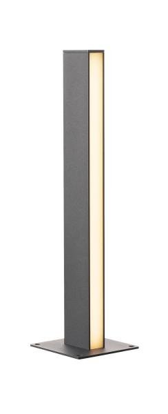 H-POL 60, Wege- und Standleuchte, einflammig, LED, 3000 K, anthrazit, L/B/H 16,5/16,5/66 cm