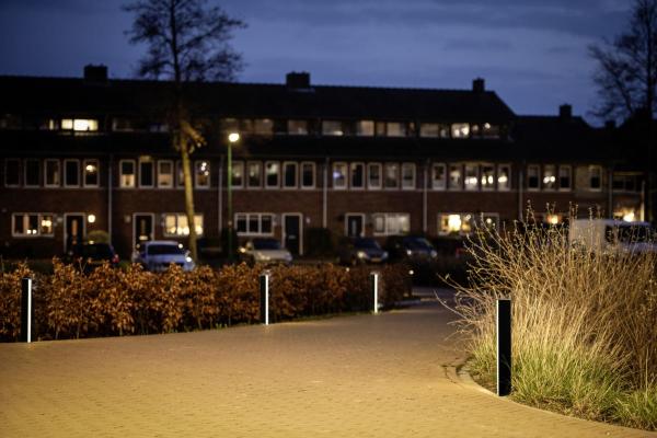 H-POL 60, Wege- und Standleuchte, einflammig, LED, 3000 K, anthrazit, L/B/H 16,5/16,5/66 cm