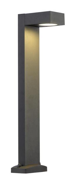 QUADRASYL 75, Outdoor Standleuchte, Energiesparleuchte GX53, IP44, eckig, anthrazit, L/B/H 19/22,5/75 cm, max. 11 W
