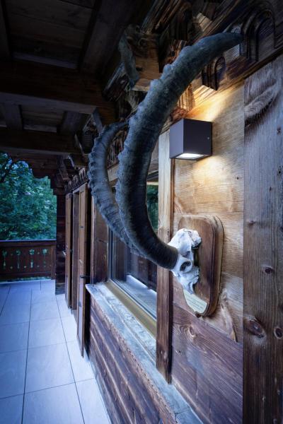 SITRA CUBE, Outdoor Wandleuchte, TCR-TSE, IP44, anthrazit, max. 18 W