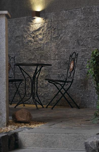 SITRA CUBE, Outdoor Wandleuchte, TCR-TSE, IP44, rost, max. 18 W