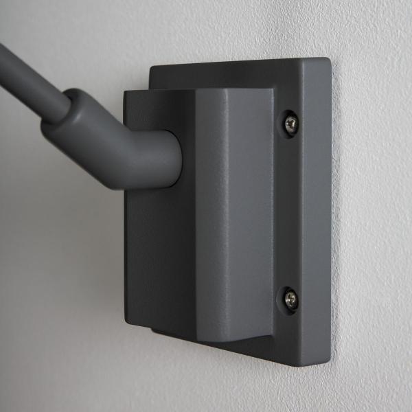 MYRA DISPLAY, Outdoor Wandleuchte, QPAR51, IP55, anthrazit, gewölbt, max. 50 W