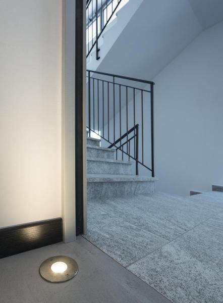 DASAR® 920, LV Outdoor LED Bodeneinbauleuchte, LED, 3000 K, IP67, rund, Blende edelstahl gebürstet, 12-25V, 6,5 W