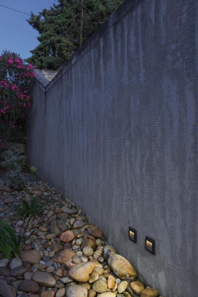 DOWNUNDER OUT S, Outdoor Wandeinbauleuchte, LED, 3000 K, anthrazit