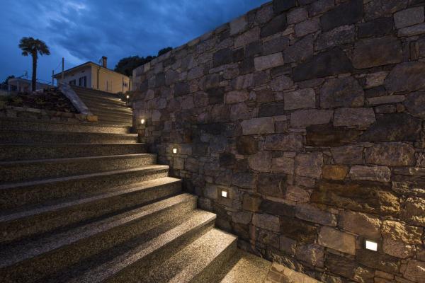 DOWNUNDER OUT S, Outdoor Wandeinbauleuchte, LED, 3000 K, anthrazit