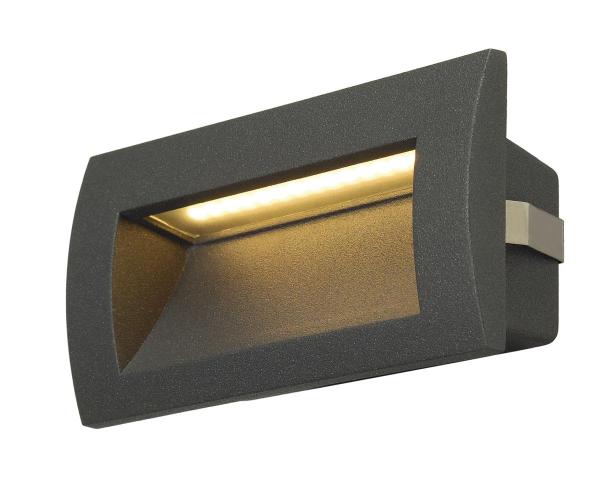 DOWNUNDER OUT M, Outdoor Wandeinbauleuchte, LED, 3000 K, anthrazit