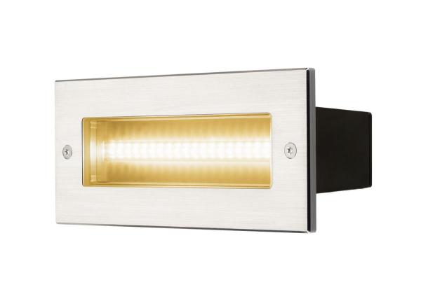 BRICK, Outdoor Wandeinbauleuchte, LED, 3000 K, edelstahl, IP65, 230V, 950 lm 10 W