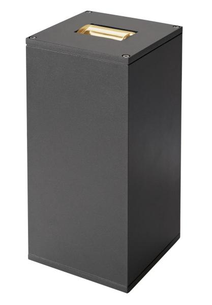 BIG THEO BEAM UP/FLOOD DOWN, Outdoor Wandleuchte, zweiflammig, LED, 3000 K, Flood down/Beam up, anthrazit, B/H/T 13/29/13,5 cm