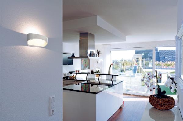 Wandaufbauleuchte - Acamar, 6,9 W, DIM, 3000 K, Weiß