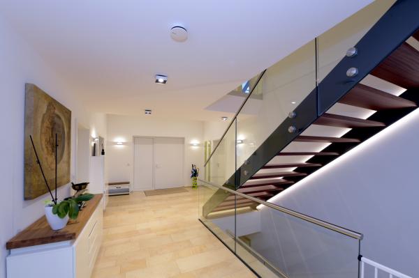 Wandaufbauleuchte - Acamar, 6,9 W, DIM, 3000 K, Silber