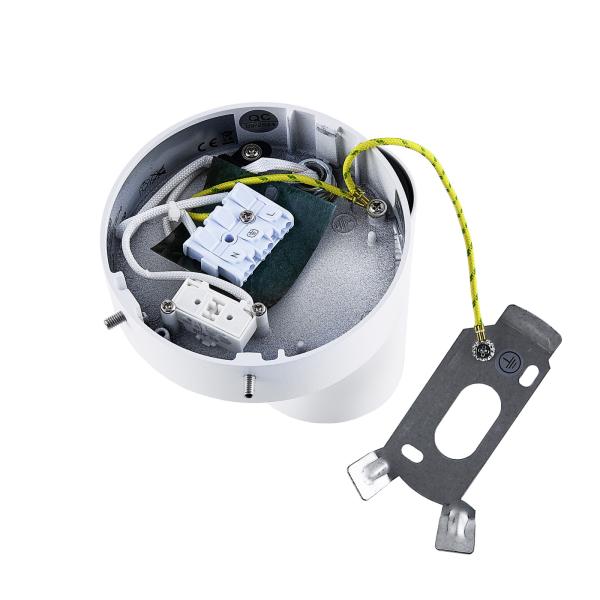 Leseleuchte - Can Tilt Round, 1x 7,5 W GU10, Weiß