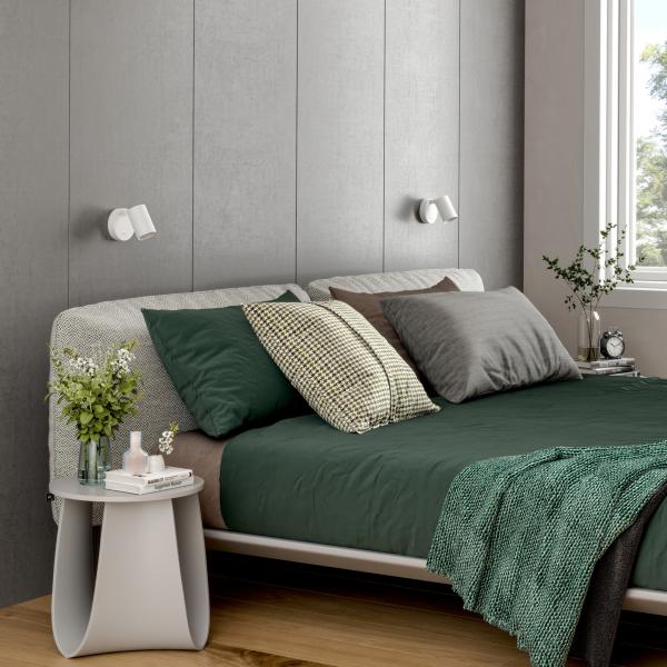 Leseleuchte - Can Tilt Round, 1x 7,5 W GU10, Weiß