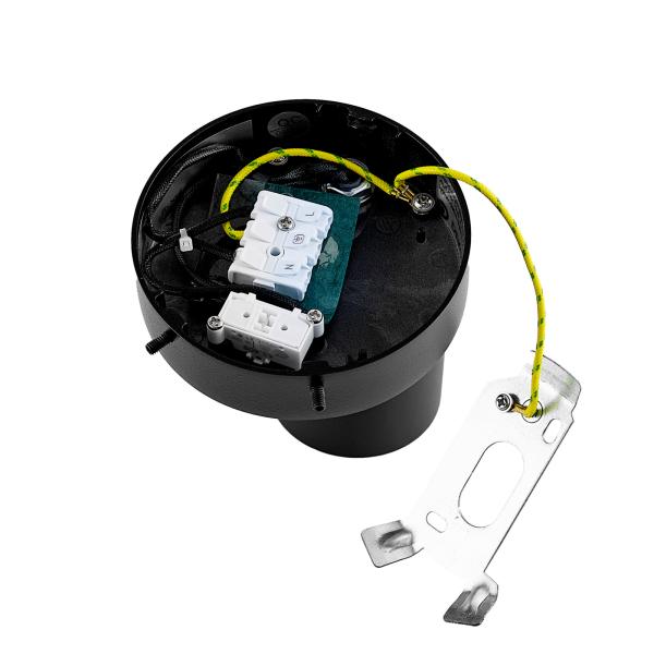 Leseleuchte - Can Tilt Round, 1x 7,5 W GU10, Schwarz