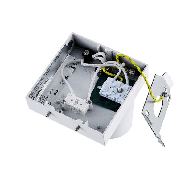 Leseleuchte - Can Tilt Square, 1x 7,5 W GU10, Weiß