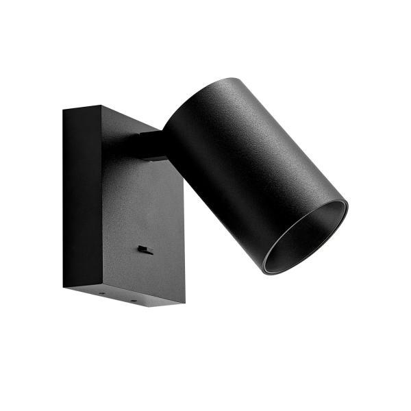 Leseleuchte - Can Tilt Square, 1x 7,5 W GU10, Schwarz