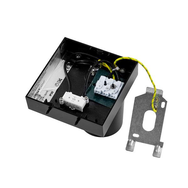 Leseleuchte - Can Tilt Square, 1x 7,5 W GU10, Schwarz