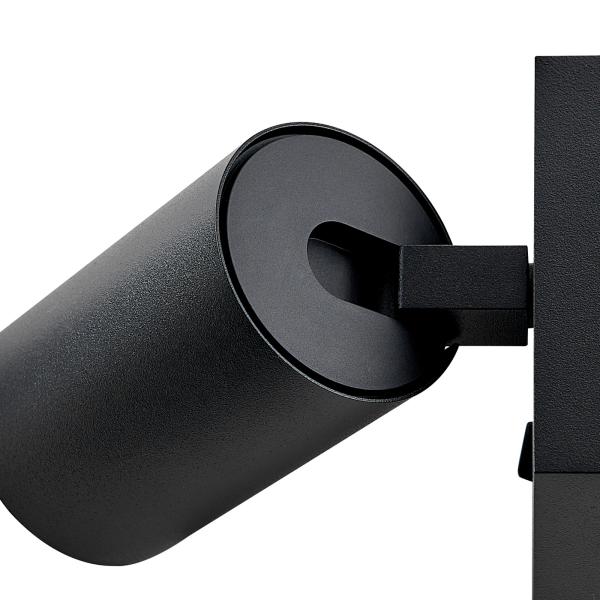 Leseleuchte - Can Tilt Square USB, 1x 7,5 W GU10, Schwarz