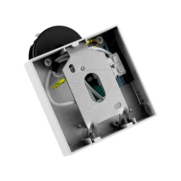 Leseleuchte - Can Tilt Square Base, 1x 7,5 W GU10, Weiß