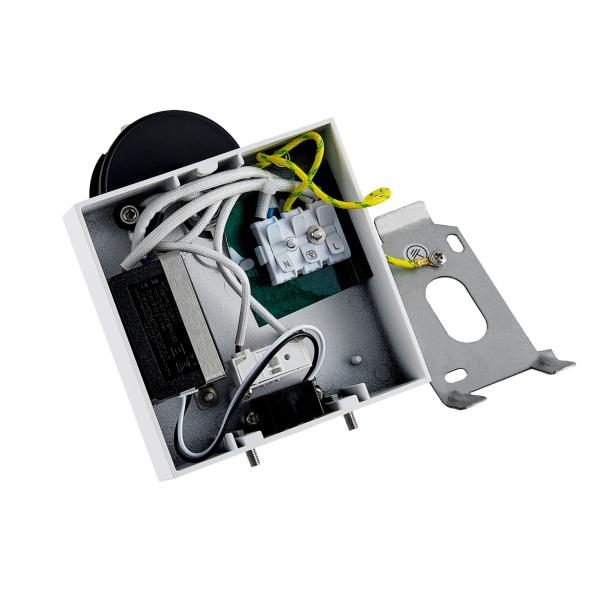Leseleuchte - Can Tilt Square USB Base, 1x 7,5 W GU10, Weiß