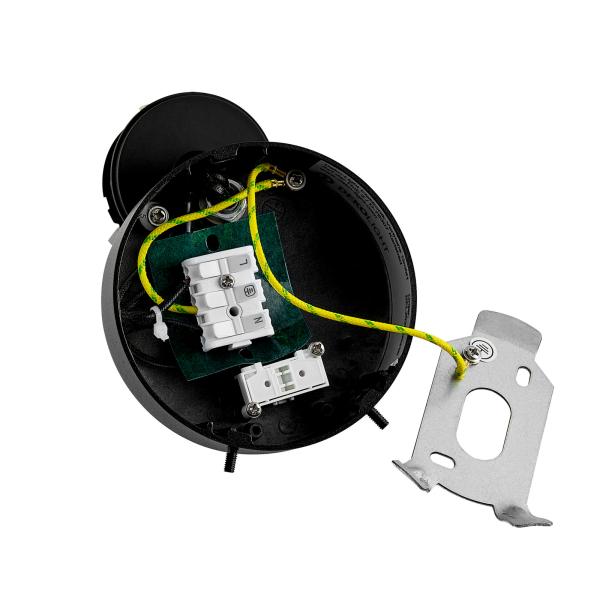 Leseleuchte - Can Tilt Round Base, 1x 7,5 W GU10, Schwarz