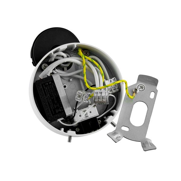 Leseleuchte - Can Tilt Round USB Base, 1x 7,5 W GU10, Weiß