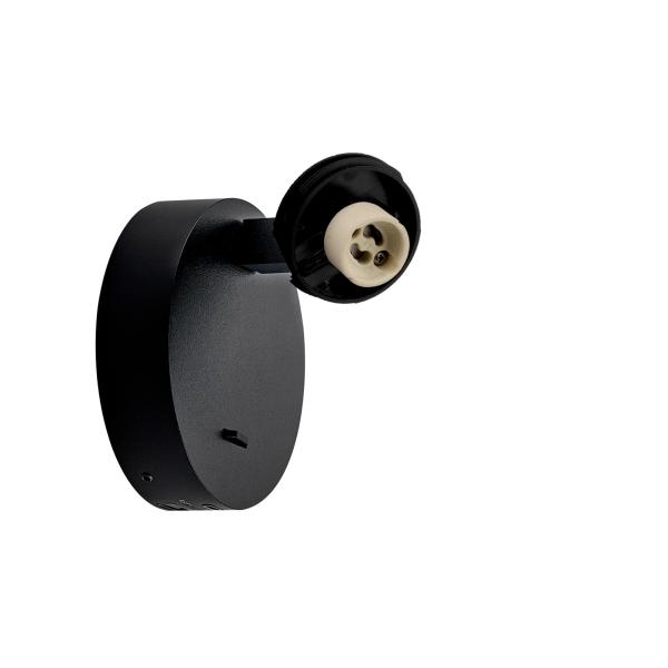 Leseleuchte - Can Tilt Round USB Base, 1x 7,5 W GU10, Schwarz