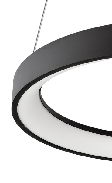 Pendelleuchte - Merope 600, 42 W, DIM, 3000/4000 K, Schwarz