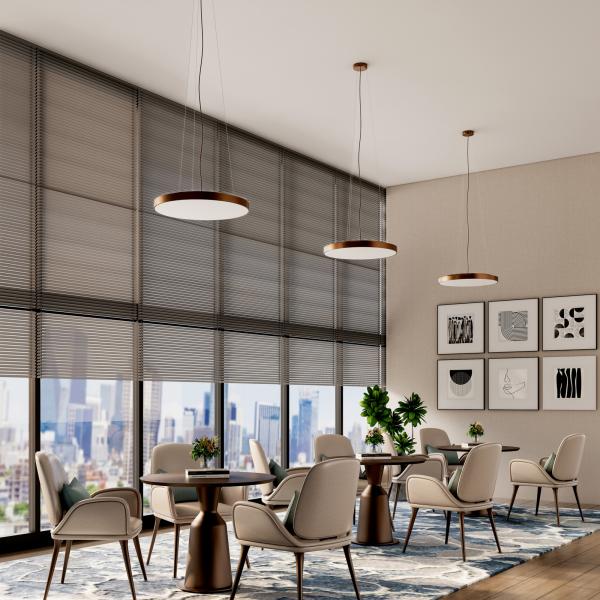 Pendelleuchte - Menkar 800 mm, 90 W, 3000/4000 K, Schwarz