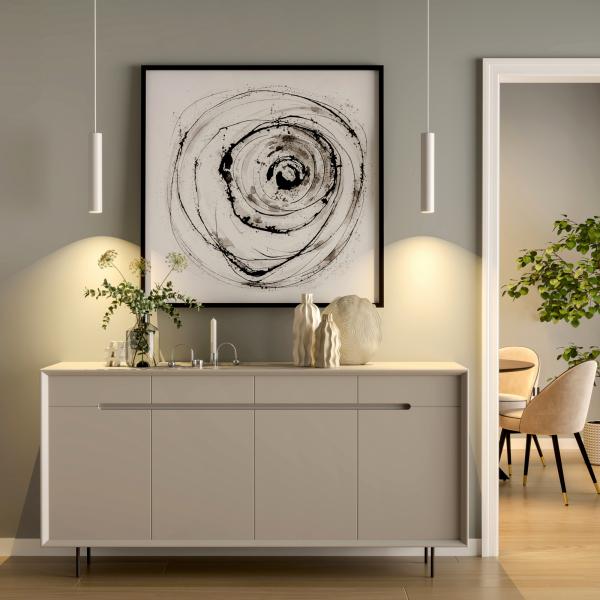 Pendelleuchte - Can 350, 1x 7,5 W GU10, Weiß