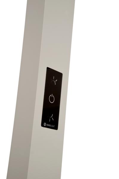 Tischleuchte - Office Three Standard, Motion, 80 W, DIM, 4000 K, Hellgrau