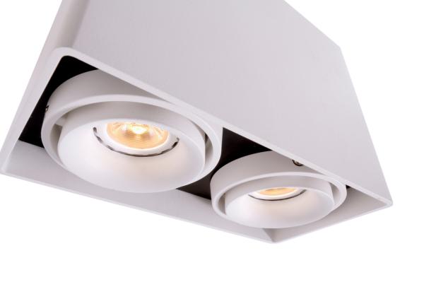 Deckenaufbauleuchte - Mona II, 2x max. 50 W GU10, Weiß