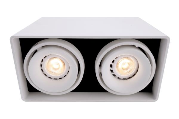 Deckenaufbauleuchte - Mona II, 2x max. 50 W GU10, Weiß