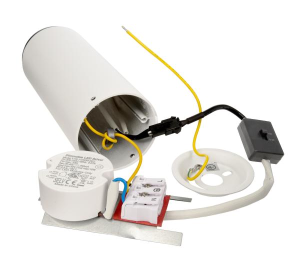 Deckenaufbauleuchte - Lucea 20 CCT, 20 W, DIM, 3000/4000 K, Weiß