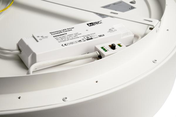 Deckenaufbauleuchte - Sculptoris 600 mm, 42 W, DIM, 3000/4000 K, Weiß