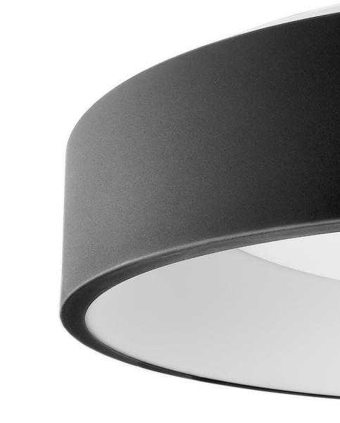 Deckenaufbauleuchte - Sculptoris 800 mm, 60 W, DIM, 3000/4000 K, Schwarz