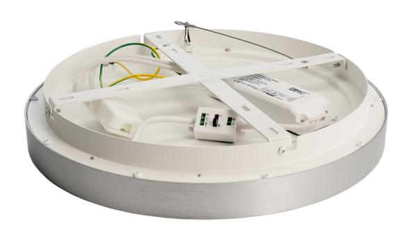 Deckenaufbauleuchte - Merope 400, 30 W, DIM, 3000/4000 K, Silber