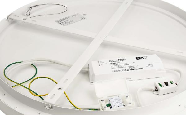 Deckenaufbauleuchte - Merope 600, 42 W, DIM, 3000/4000 K, Weiß