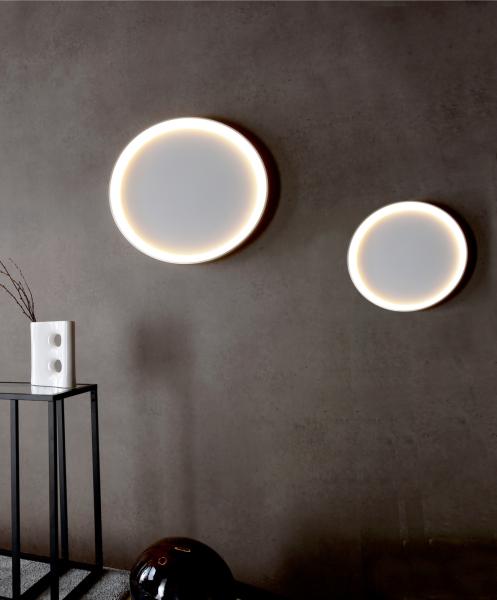 Deckenaufbauleuchte - Merope 600, 42 W, DIM, 3000/4000 K, Kaffee