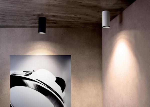 Deckenaufbauleuchte - Lucea 6, 6 W, DIM, 2700 K, Schwarz